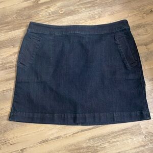 Loft Denim Mini Skirt